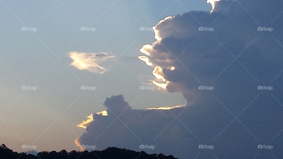 You never know what you might see in the clouds