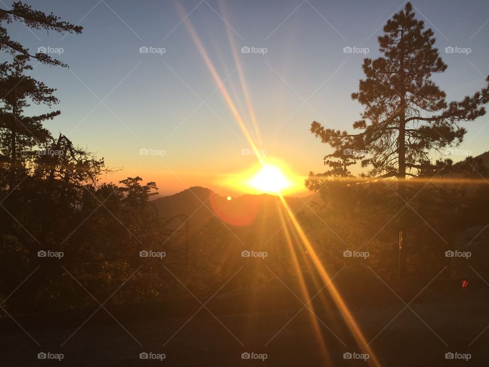 Sunset at Marion Mountain