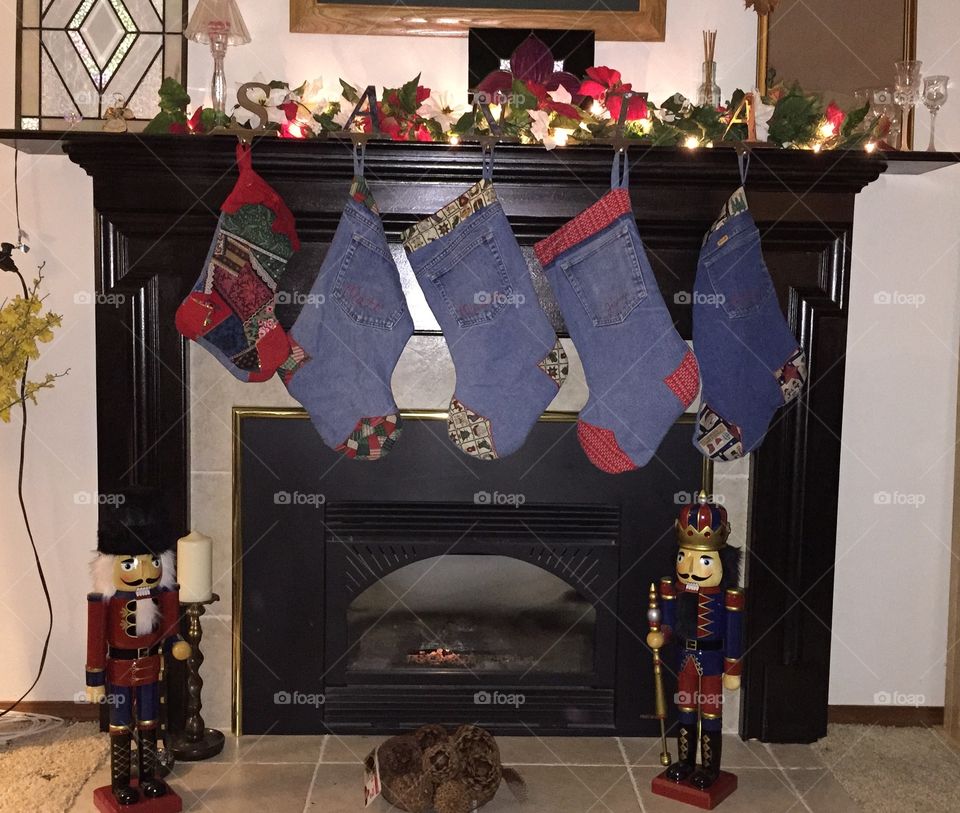 Stockings are hung 