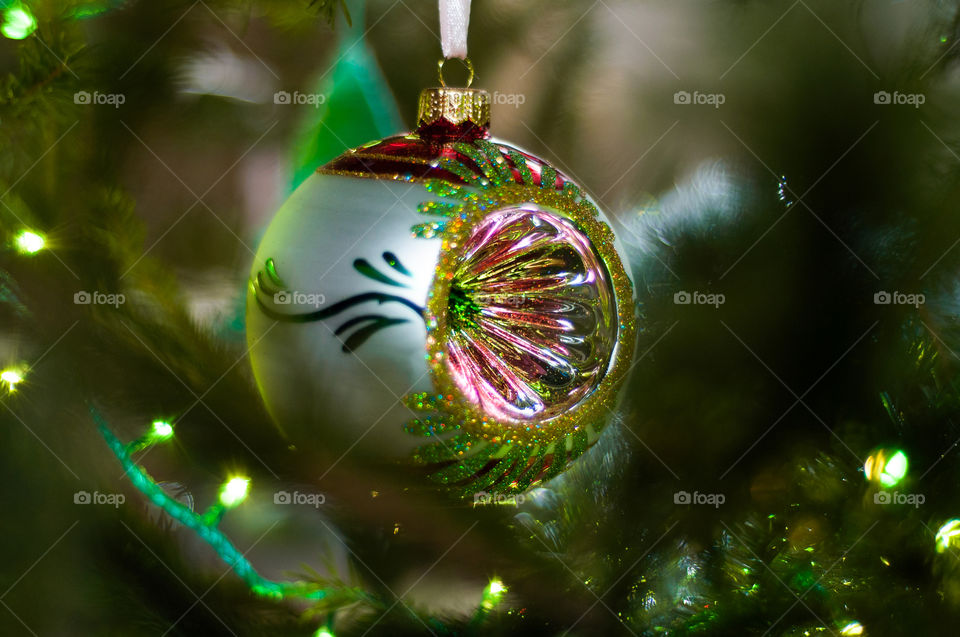 Traditional Christmas tree decoration 