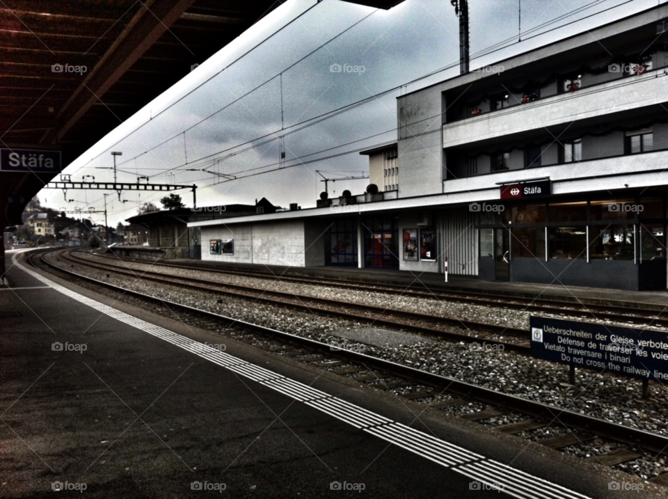travel clouds train building by nivoa