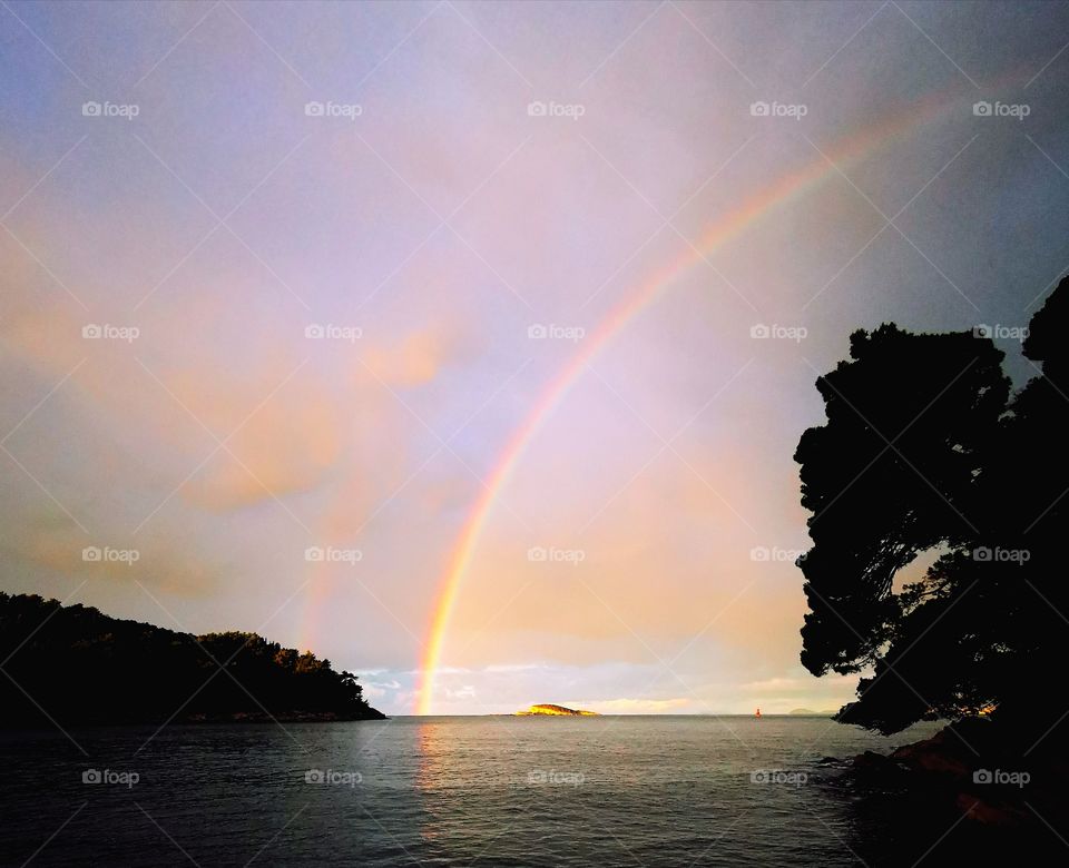Rainbow in Cavtat