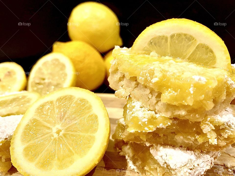 Delicious lemon bars are definitely something I love!! 