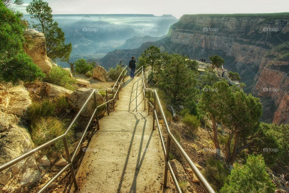 Took this picture when I've visited Grand Canyon. It's a very impressive place. 