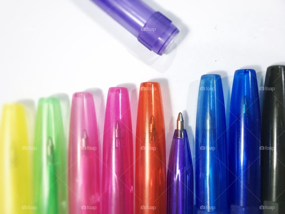 Colorful pens