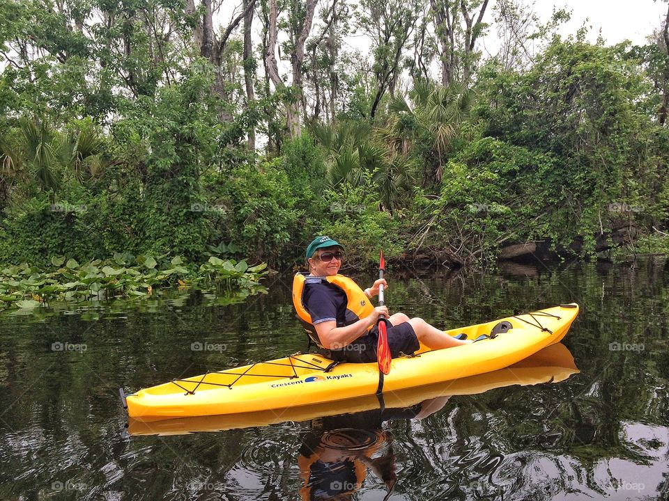 Kayaking on the Wekiva River