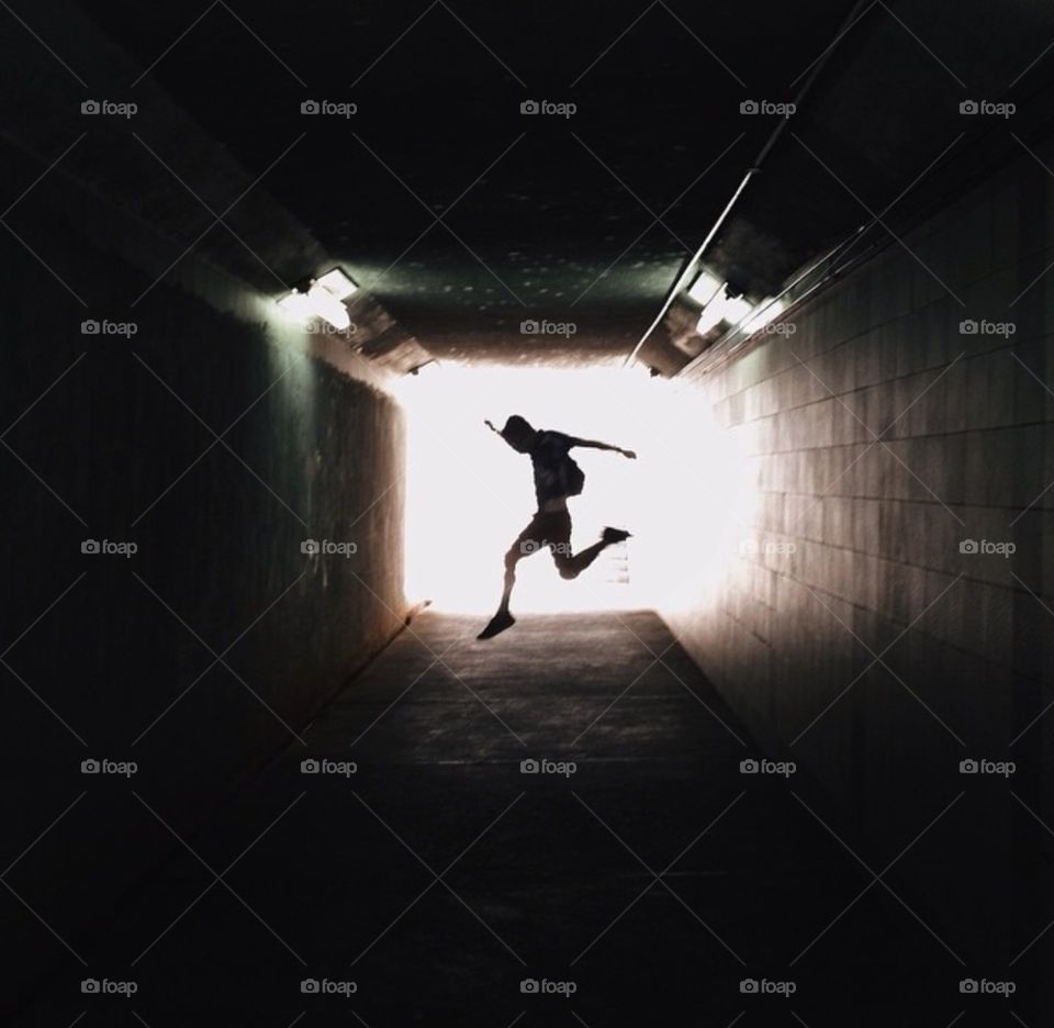 Jumping . Just having fun 