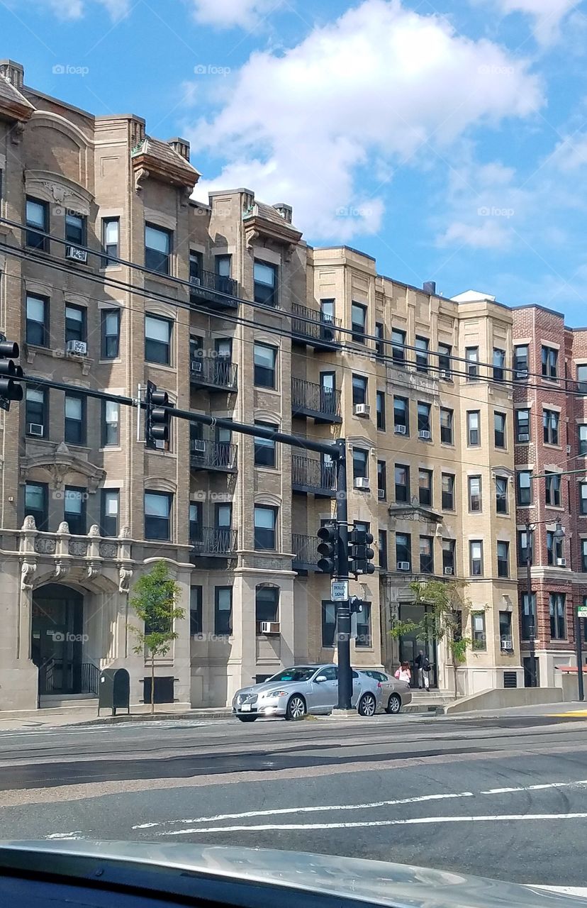 Dorms & apartments in the City.