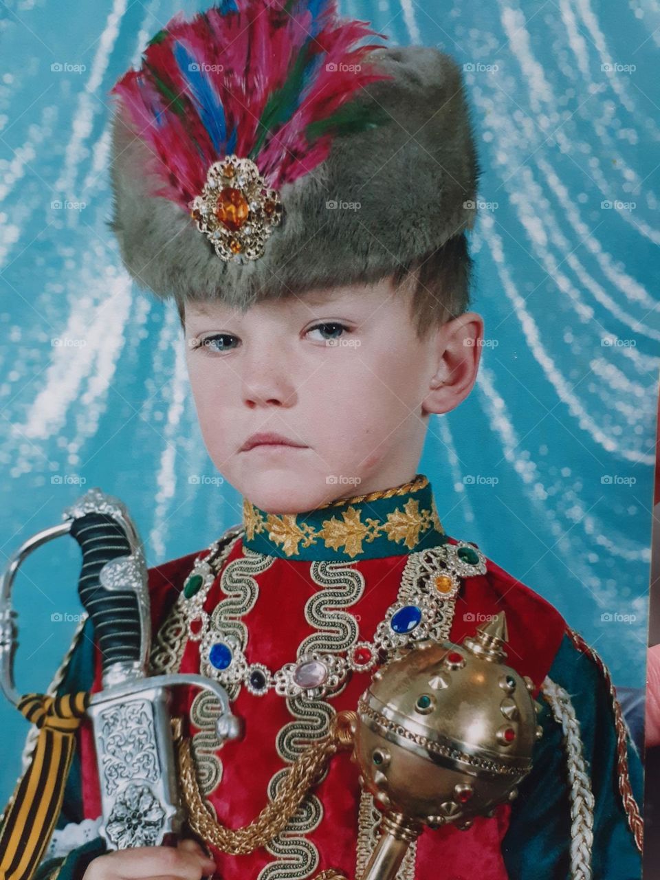 Crazy Image of a boy