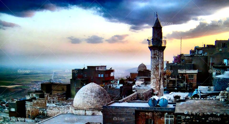 sunset of mardin