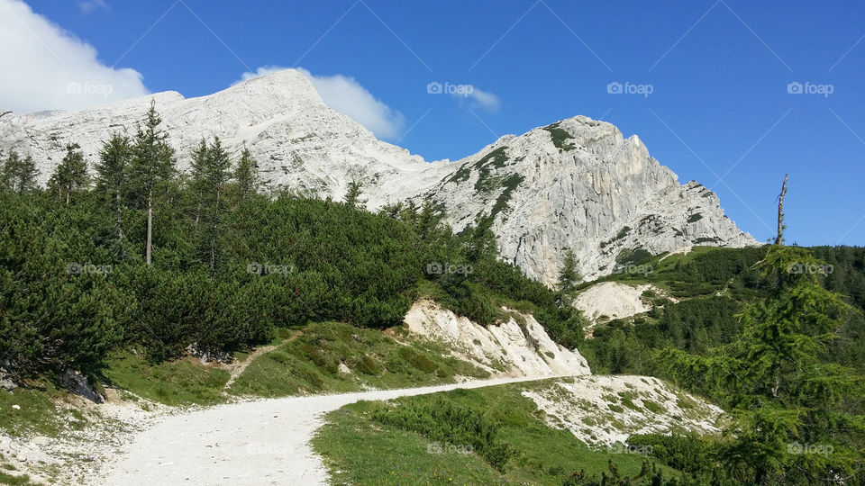 Slovenian Alps. road to vrsic