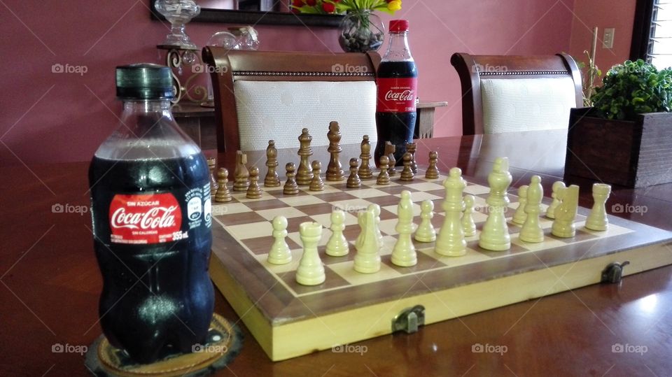 Chess and Coca-Cola goes well Together!!
