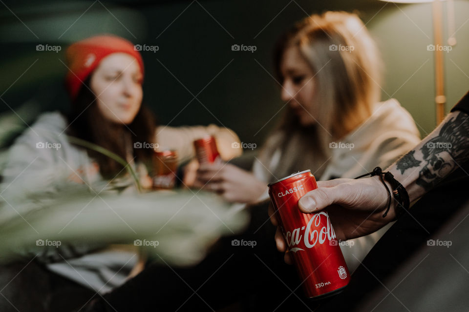 friends with coca cola