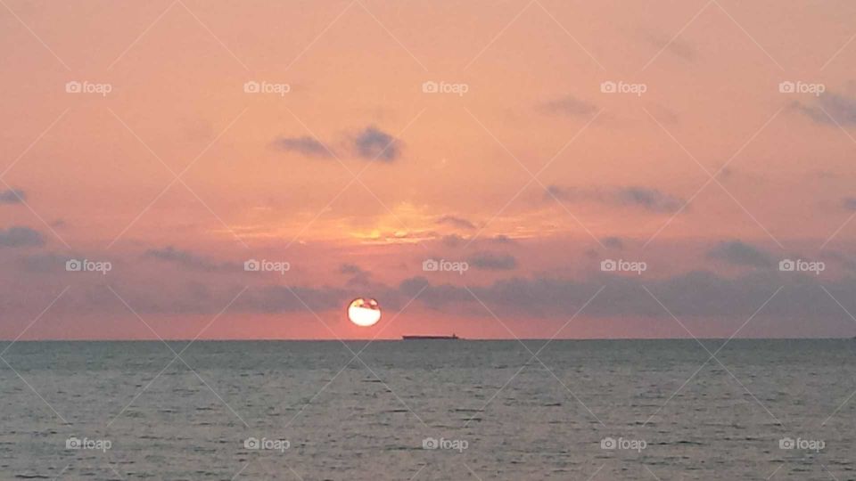 sunrise on Galveston Bay 05.24.2016.af