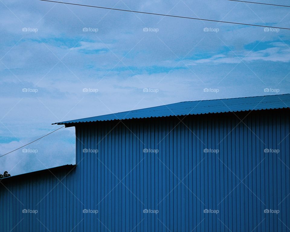 Blue Roof and sky 