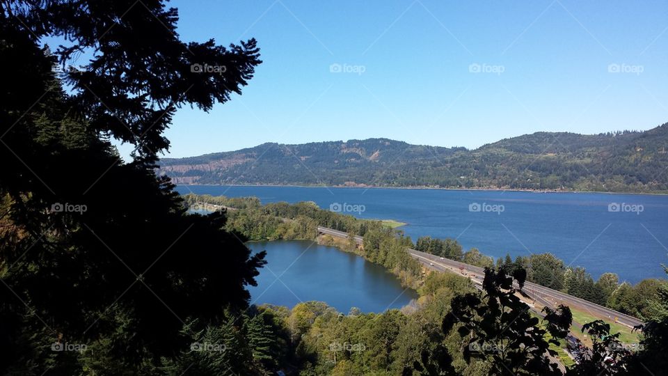 View of Columbia River