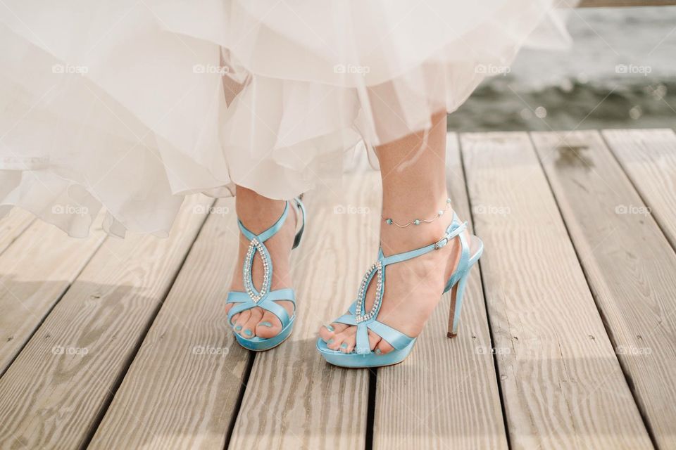 Wedding Blues. My wedding shoes 