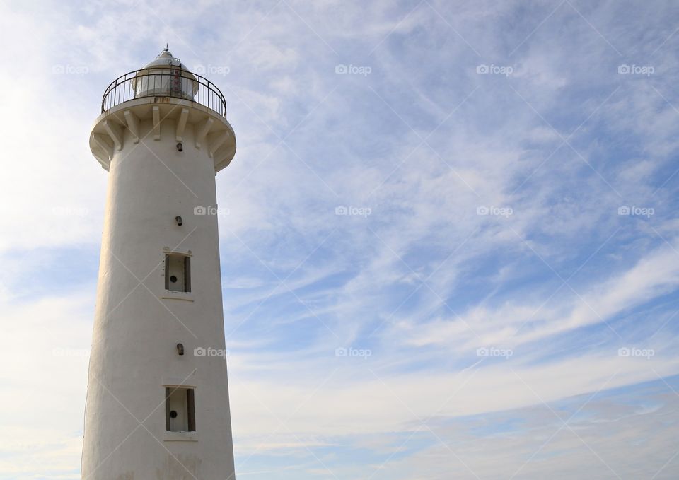 White lighthouse 