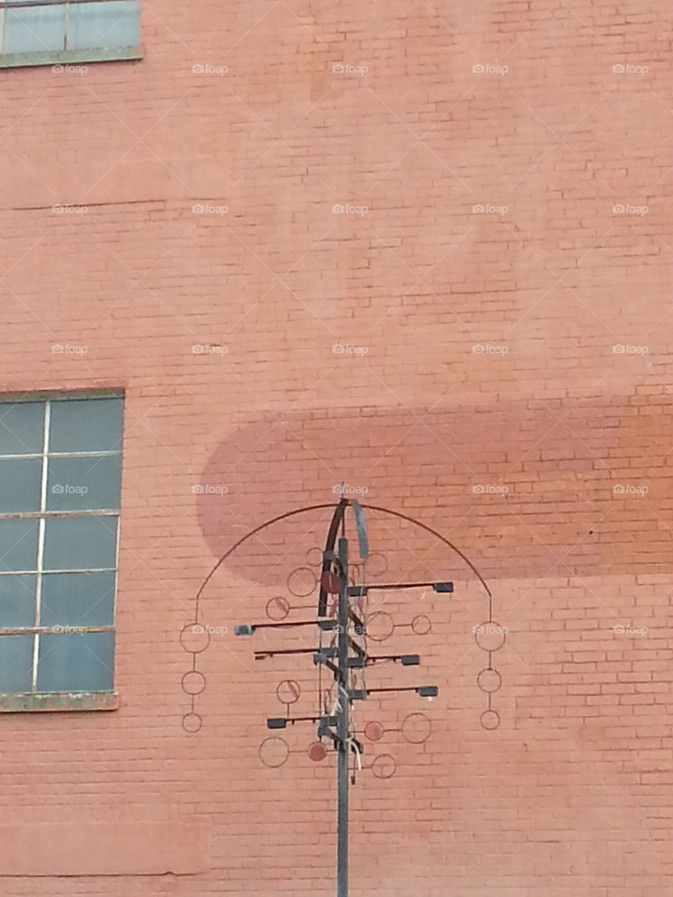 Mobile on building