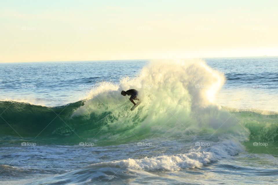 My good friend Geo on a monster wave at 10th St Laguna Beach of the pacific coast highway , absolutely shredding ! What an epic trip this was.
