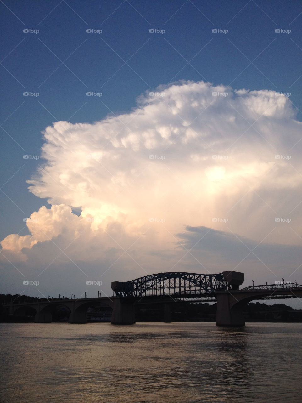 sky river bridge cloud by stevenmgus