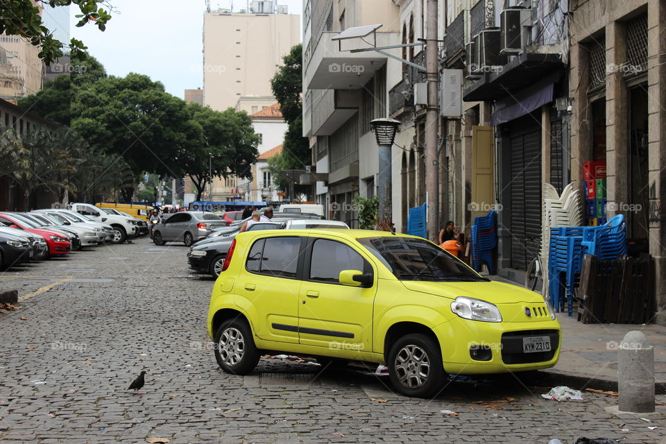 yellow. taken on the streets of Rio