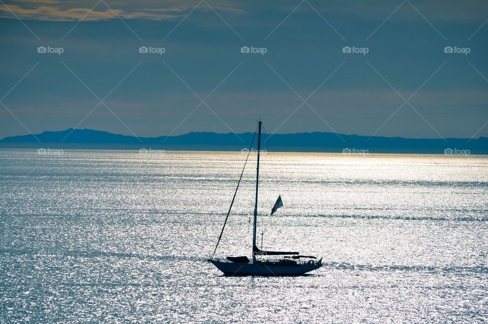 Boat on the ocean