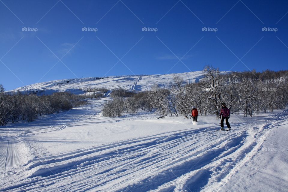 Skiing