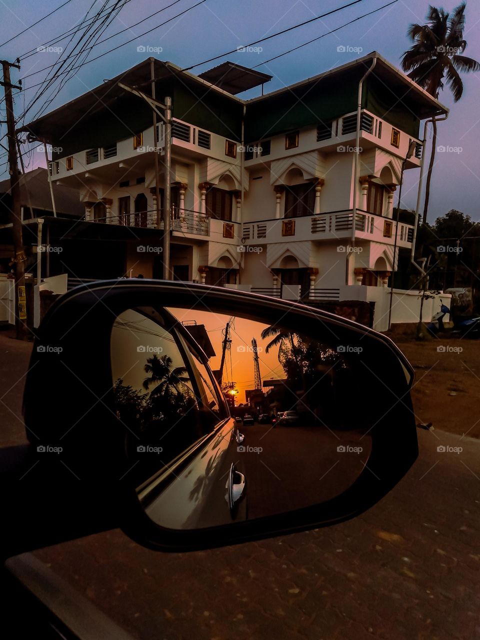 Day gives way to dusk