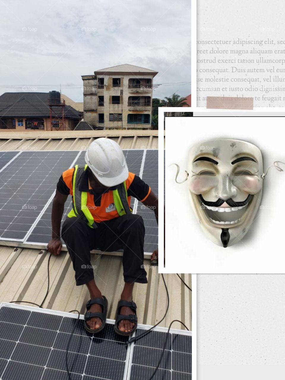 Solar panels installer