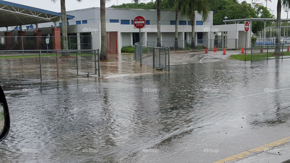 sidewalk flood