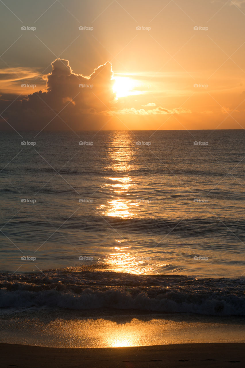 Sunrise over the Atlantic