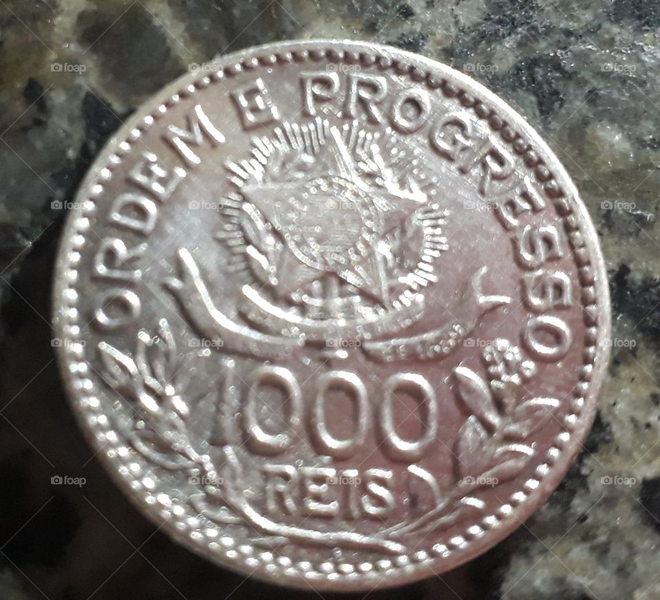 Numismática Mil Réis 1913 PRATA