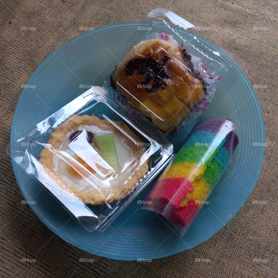 Traditional cakes for snacks or lunch