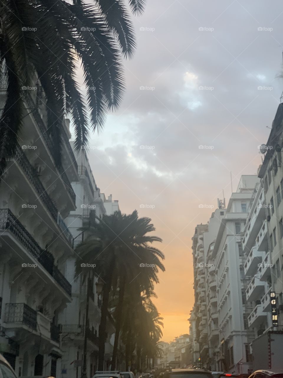 Few minutes before the sunset 