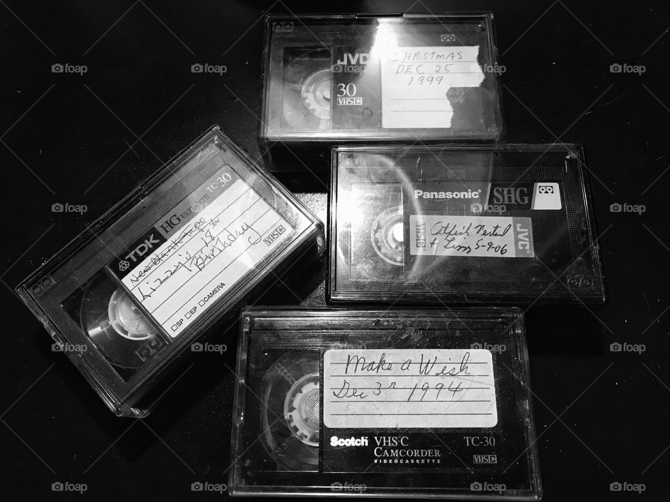 Panasonic JVC Retro Home Movie Tapes