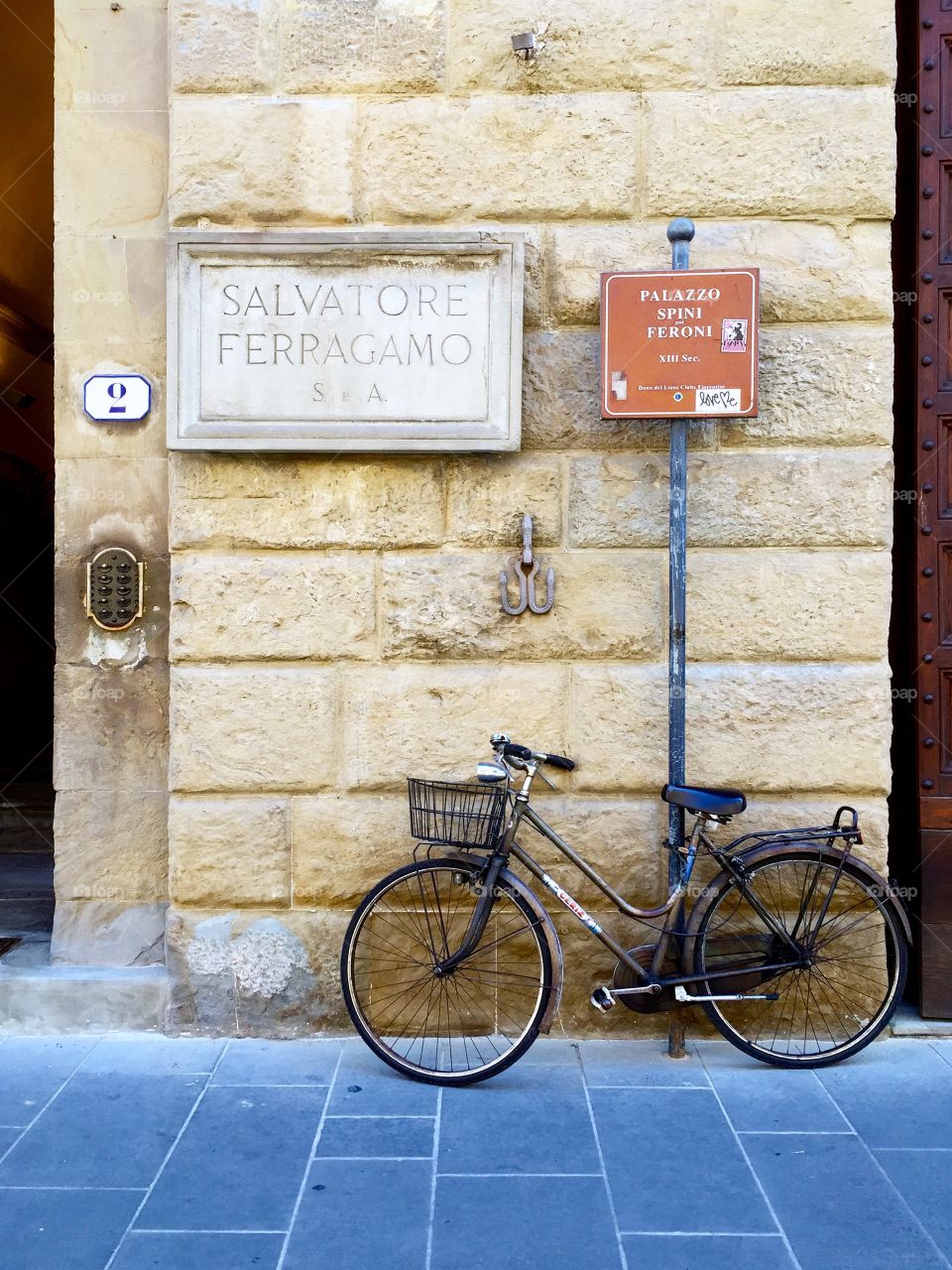 Street in Florence city 