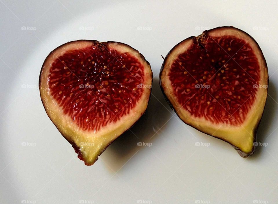 higo fruta por dentro