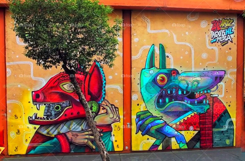 Spettacolari murales dal mondo. Città del Messico