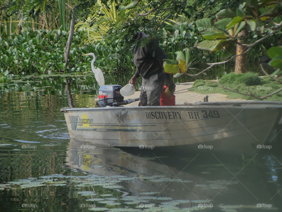 In the Boat on the River