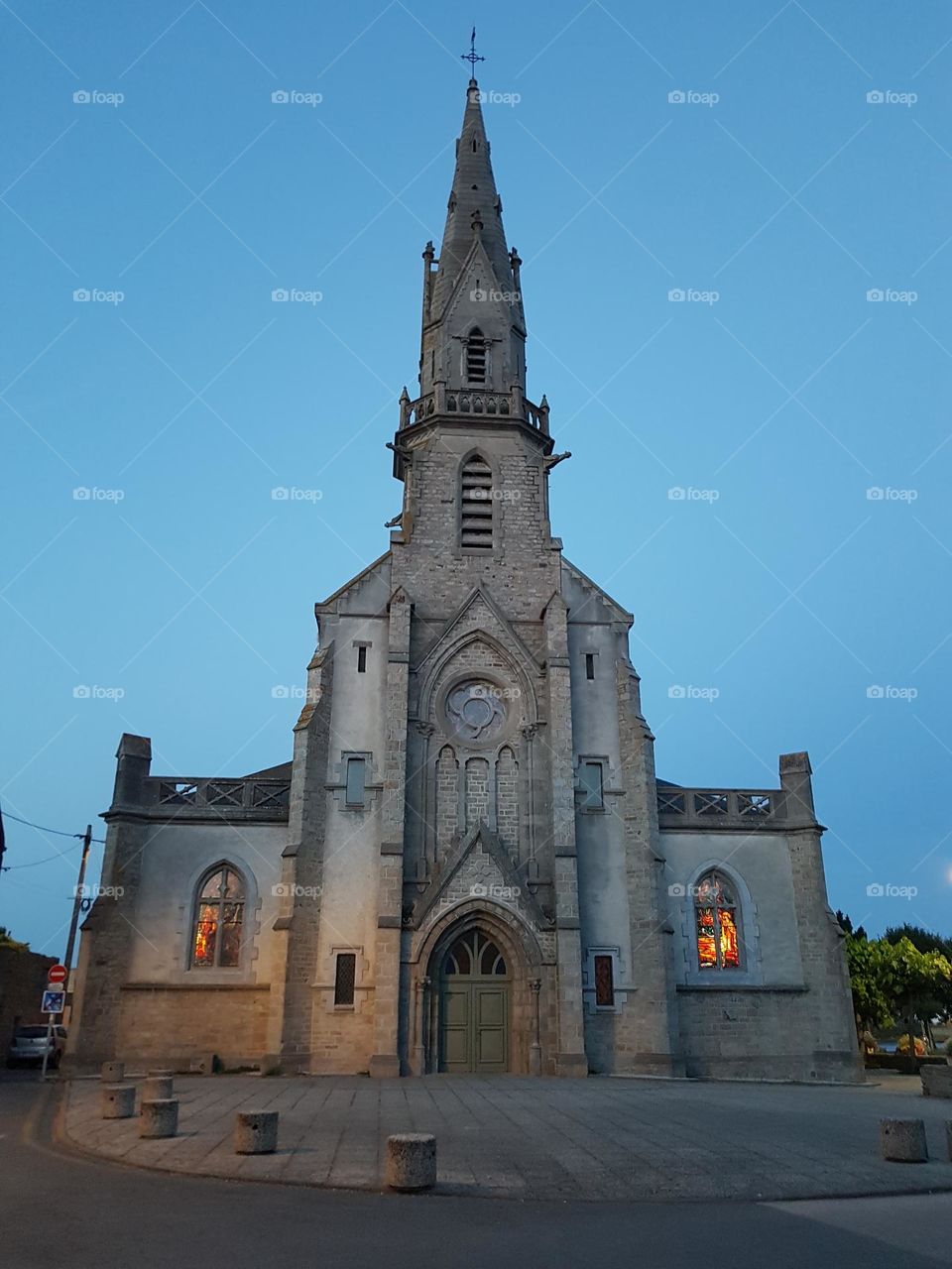 Sainte-Radegonde church in Riantec