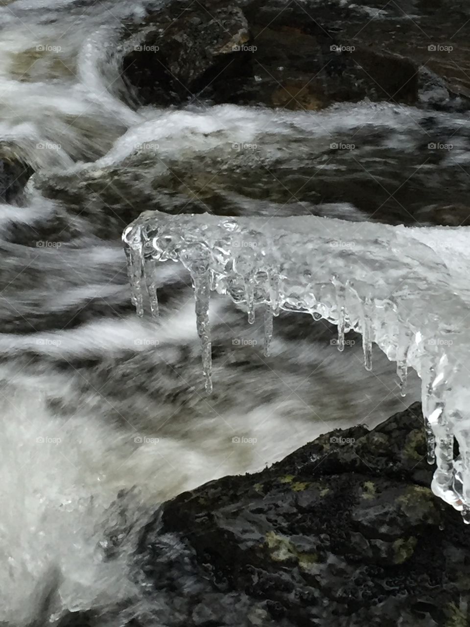 Frozen river