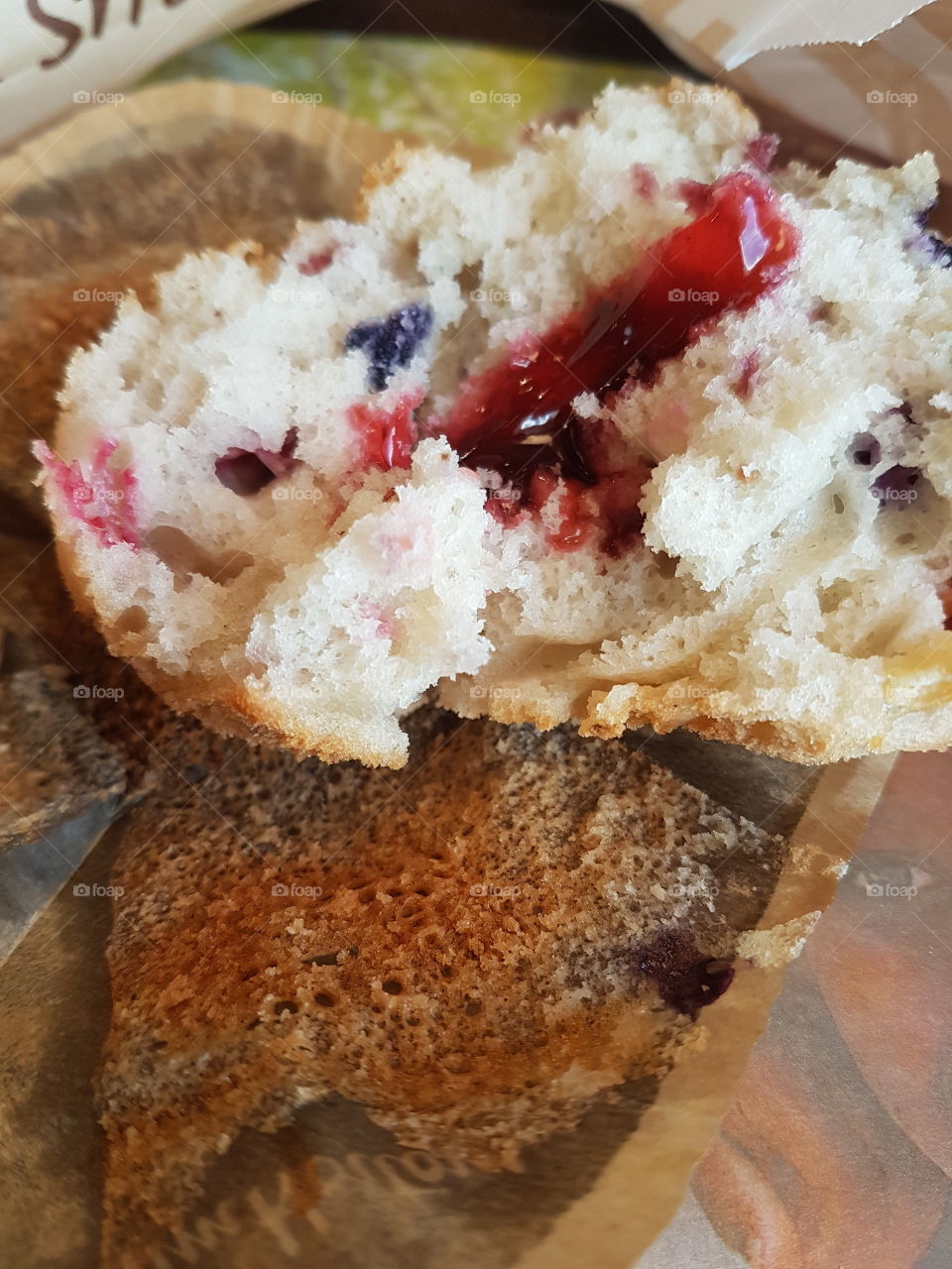 fruit explosion muffin,  Tim Hortons