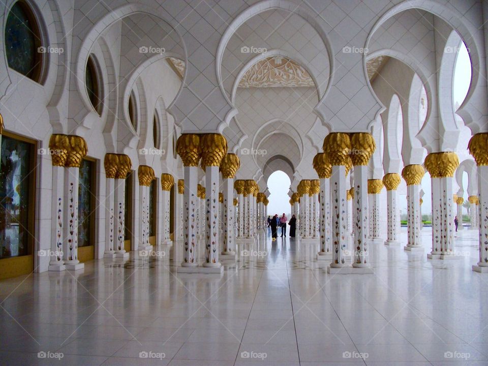 Sheikh Zayed grand mosque  in Abu Dhabi 