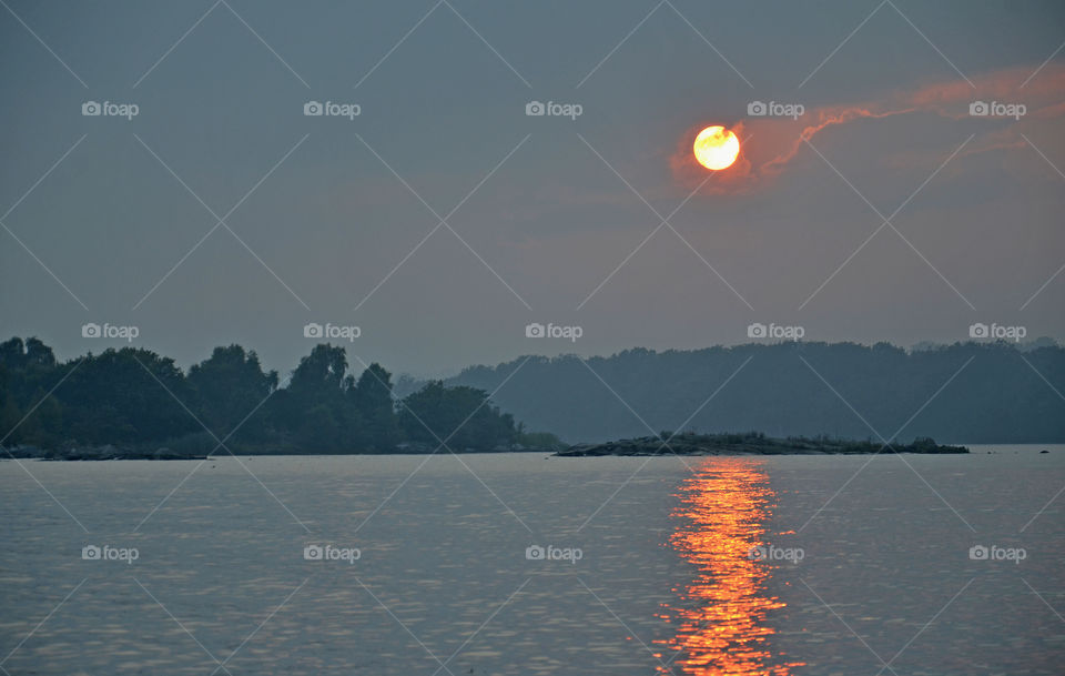 Sunset from Stekö. Ronneby Archipelago