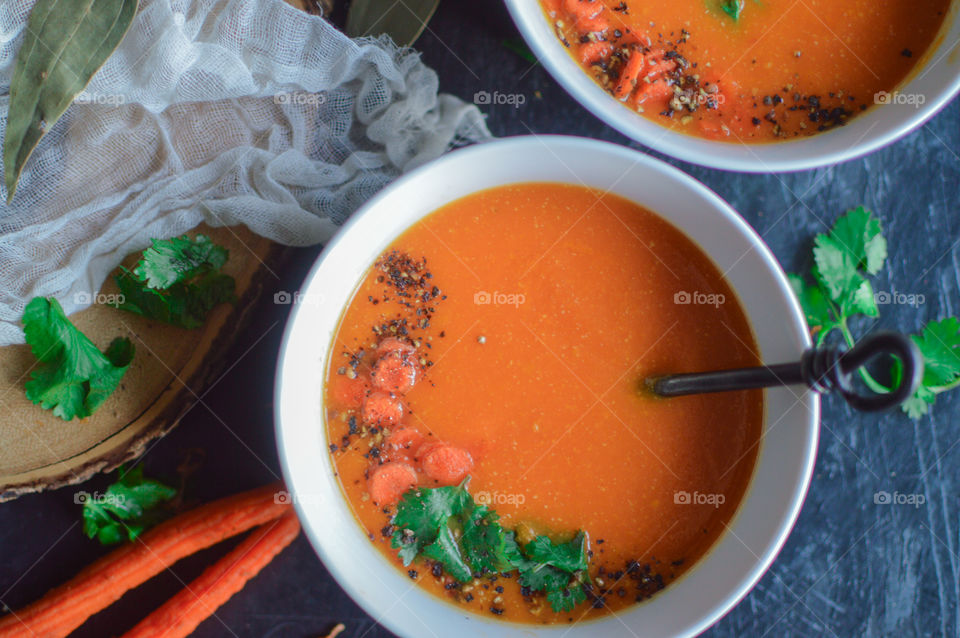 Best food pic of the year 2019, completed my healthy eating resolution, tomato carrot soup 