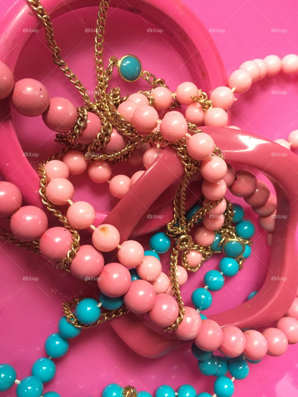 Beautiful pink jewelry 