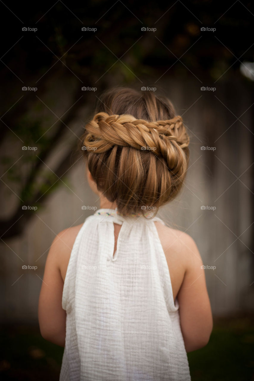 Updo. A soft, simple and elegant updo
