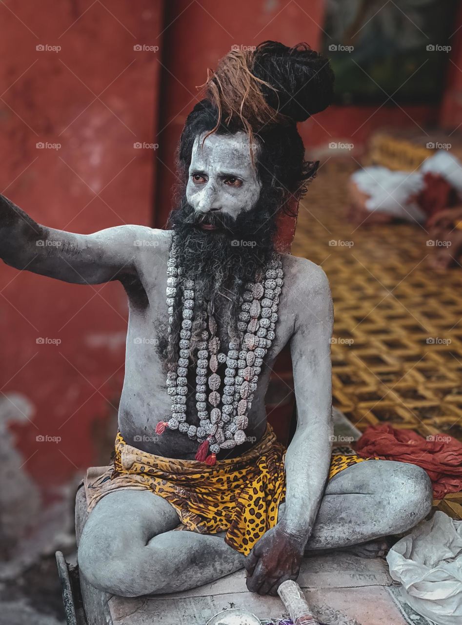 Aghori Sadhu Baba. The Aghoris are monastic order of ascetic Shaivite sadhus who are known for their distinctive rituals, lifestyle and beliefs.