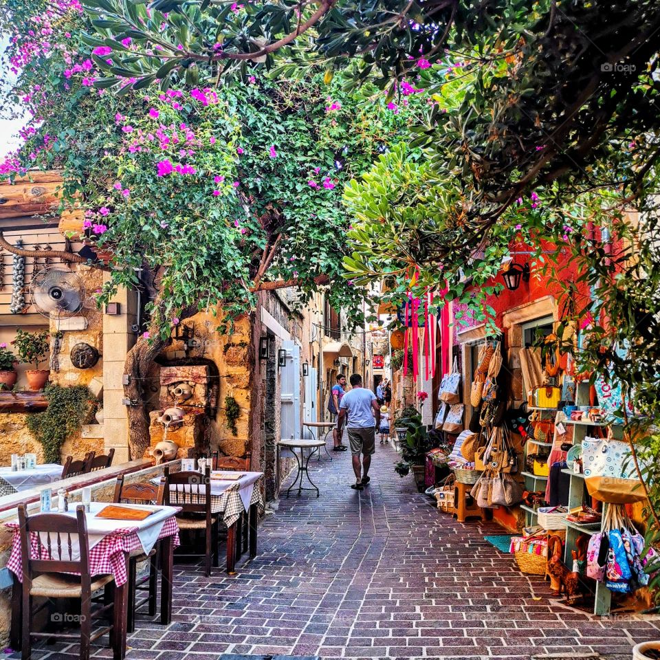 Small streets in Crete...